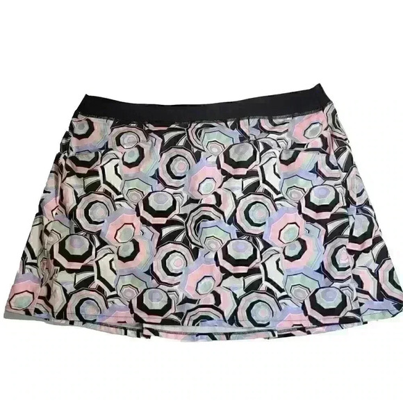 Ralph Lauren Rlx Women's Size Large Golf Skirt Skort Geometric Pockets - Picture 12 of 12